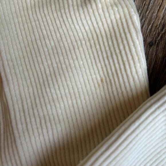 Bogner Pants Women's 10 L Cream Corduroy Ski Stirrup High Rise Skinny Sportswear - Picture 4 of 9